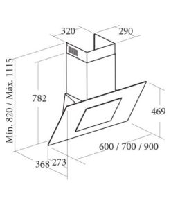Máy Hút Mùi Cata THALASSA 700 XGWH/D - 8 Máy Hút Mùi Cata THALASSA 700 XGWH/D - 7