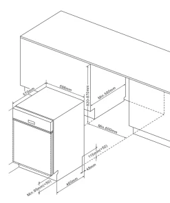 MÁY RỬA CHÉN ÂM BÁN PHẦN FAGOR 3LVF-62BSI - 6 FAGOR 3LVF-62BSI