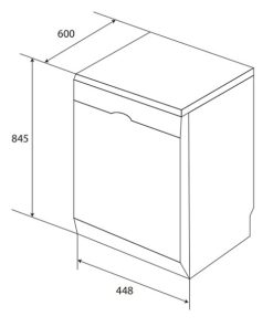 MÁY RỬA CHÉN KAFF KF-W45A1A401J PLUS - 42 MÁY RỬA CHÉN KAFF KF-W45A1A401J PLUS - 41