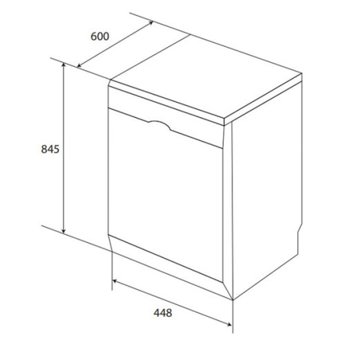 MÁY RỬA CHÉN KAFF KF-W45A1A401J PLUS - 3