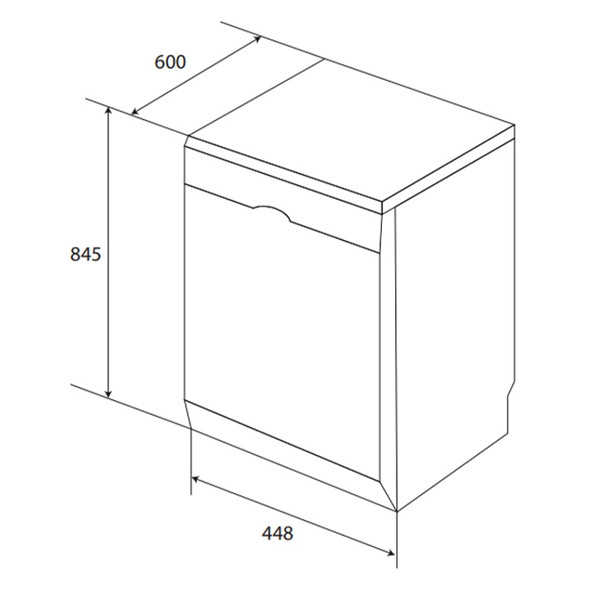 MÁY RỬA CHÉN KAFF KF-W45A1A401J PLUS