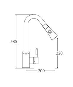 Vòi rửa Cata CDA - 5
