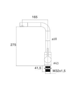 Vòi Rửa Chén Bát CSA - 5