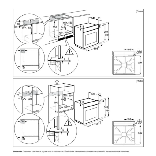 Lò nướng âm Electrolux KODGH70TXA 72 lít - 3