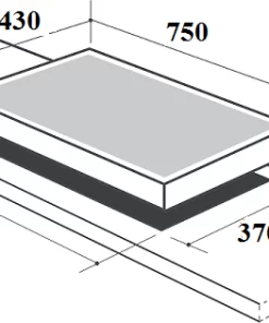 Bếp gas âm Canzy CZ 488B - 6 Bếp gas âm Canzy CZ 488B