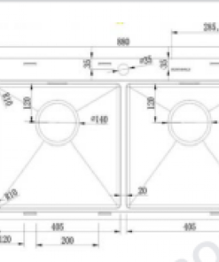 CHẬU RỬA BÁT EUROGOLD EUS88850 - 14 CHẬU RỬA BÁT EUROGOLD EUS88850 - 13