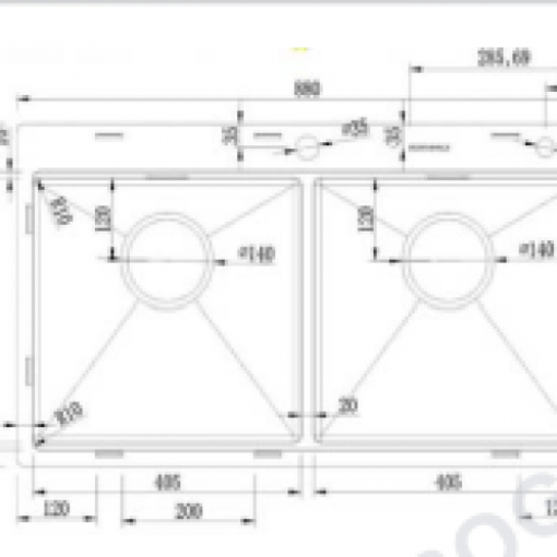 CHẬU RỬA BÁT EUROGOLD EUS88850 - 7
