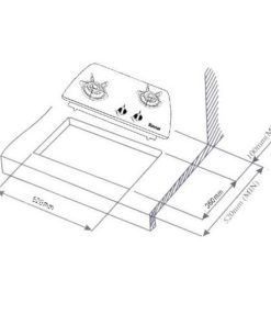 Bếp gas âm Rinnai RVB-6Q(B) - 11