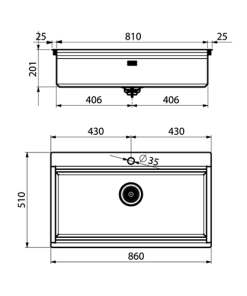 CHẬU RỬA DUDOFF LAYER 86 - 12 CHẬU RỬA DUDOFF LAYER 86 - 11