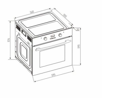 LÒ NƯỚNG ÂM TỦ ARBER ABLN65L - 3