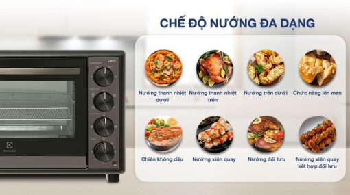 Lò nướng Electrolux EOT4022XFG 40 lít - 11