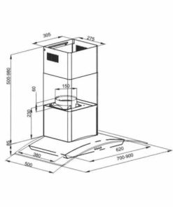 MÁY HÚT MÙI ARBER AB900M - 6 MÁY HÚT MÙI ARBER AB900M - 5