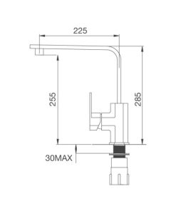 Vòi inox Malloca K118-S - Vòi inox 304 - 6 Vòi inox Malloca K118-S - Vòi inox 304 - 5