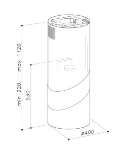 Máy hút mùi đảo Franke CYLIN B - 9