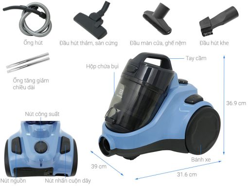 Máy Hút Bụi Electrolux EC31-2BB - 3