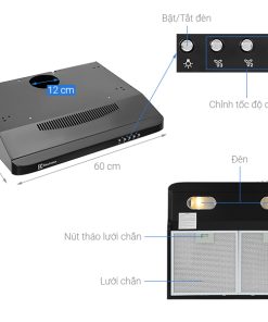 Máy hút mùi Electrolux EFT6032K - 18 Máy hút mùi Electrolux EFT6032K - 17