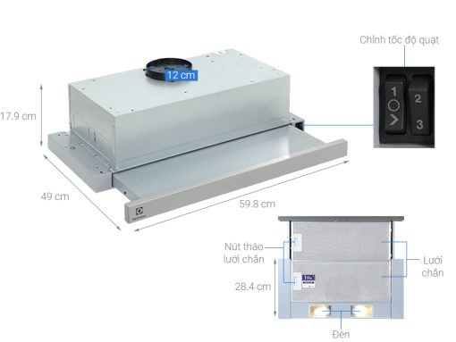 Máy hút mùi Electrolux LFP316S - 3
