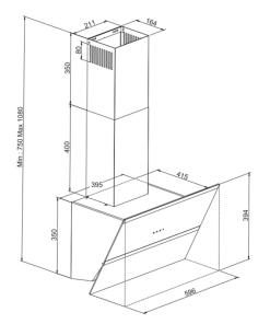 MÁY HÚT MÙI GẮN TƯỜNG FAGOR 3CFT-901N - 6 FAGOR 3CFT-901N