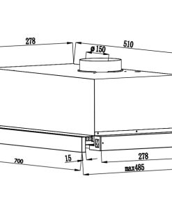 MÁY HÚT MÙI ÂM TỦ CANZY CZ 70WRH - 4 MÁY HÚT MÙI ÂM TỦ CANZY CZ 70WRH