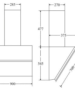 Máy Hút Mùi Canzy CZ 90EA Luxury - 15 Máy Hút Mùi Canzy CZ 90EA Luxury