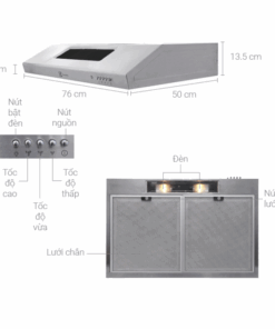 Máy hút mùi cổ điển Electrolux EFT7516X - 16 Máy hút mùi cổ điển Electrolux EFT7516X - 15