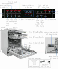 Máy rửa bát độc lập BOSCH HMH.SMS6ECI93E - 55