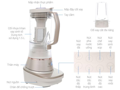 Máy xay sinh tố Electrolux E7TB1-84SM - 3