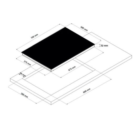 BẾP TỪ KẾT HỢP ĐIỆN DUDOFF MIA F2B - 5