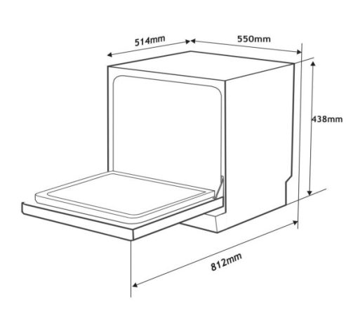 MÁY RỬA BÁT ARBER ABMRB06 - 3