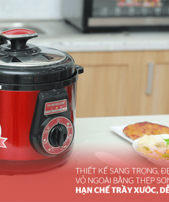 Nồi Áp Suất Điện Đa Năng Sunhouse DNDSHD1552 - 5L (Đỏ Đen) - 14 Nồi Áp Suất Điện Đa Năng Sunhouse DNDSHD1552 - 5L (Đỏ Đen) - 13