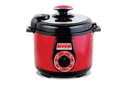 Nồi Áp Suất Điện Đa Năng Sunhouse DNDSHD1552 - 5L (Đỏ Đen) - 1