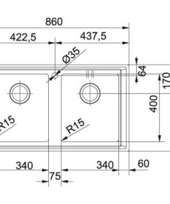 FRANKE | Chậu rửa Inox NPX 620 (101.0068.373) - 9