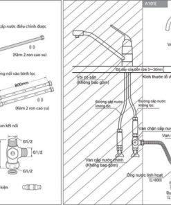 MÁY LỌC NƯỚC MITSUBISHI CLEANSUI EU101 - 22 MÁY LỌC NƯỚC MITSUBISHI CLEANSUI EU101 - 21