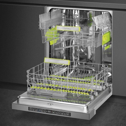 MÁY RỬA CHÉN ÂM BÁN PHẦN SMEG, THÉP KHÔNG GỈ, 13 BỘ ĐỒ ĂN, 60 CM PL3326TX 536.24.493 - 7