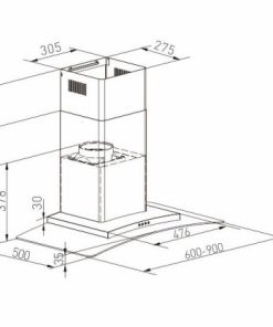 MÁY HÚT MÙI ARBER AB900Q - 6 MÁY HÚT MÙI ARBER AB900Q - 5