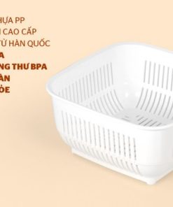 Bộ 4 hộp bảo quản thực phẩm thông minh tặng rổ Biozone KB-SM4S01R - 37
