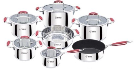 BỘ NỒI INOX 7 MÓN ARBER RUBY - 1