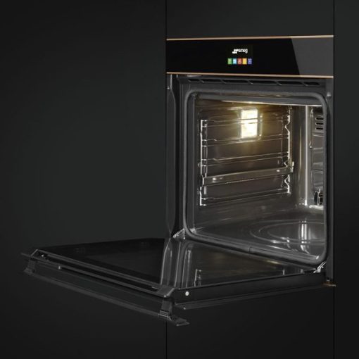 LÒ NƯỚNG, NHIỆT PHÂN SMEG, 60CM, DOLCE STIL NOVO, MÀU HOÀN THIỆN: ĐEN & ĐỒNG SFP6604NRE 535.64.529 - 7