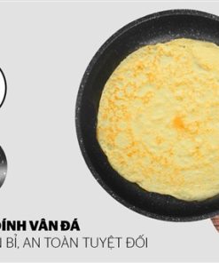 CHẢO ĐÚC SIÊU BỀN VÂN ĐÁ ĐÁY TỪ SUNHOUSE MAMA SHG1128MMC - 13