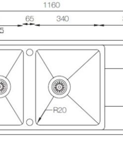 CHẬU RỬA DUDOFF SPOT MF2L - 9