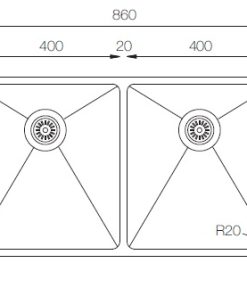Chậu rửaDudoff Spot MU 400.50.50 - 9