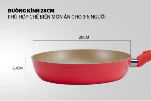 Chảo giả đúc Sunhouse đáy từ SFPA28M - 5