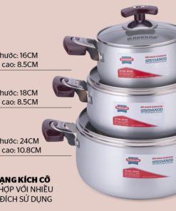 BỘ NỒI ANOD SUNHOUSE SH6633-18EB - 13