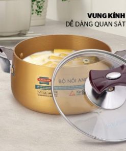 Bộ nồi Anod Sunhouse SH6634 - 22 Bộ nồi Anod Sunhouse SH6634 - 21
