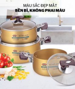 Bộ nồi Anod Sunhouse SH6634 - 14 Bộ nồi Anod Sunhouse SH6634 - 13