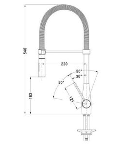 VÒI RỬA DUDOFF SWAN 527 - 10 VÒI RỬA DUDOFF SWAN 527 - 9