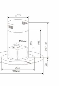 MÁY HÚT MÙI ARBER AB900T - 6 MÁY HÚT MÙI ARBER AB900T - 5