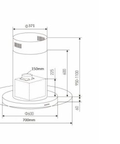 MÁY HÚT MÙI ARBER AB700T - 5