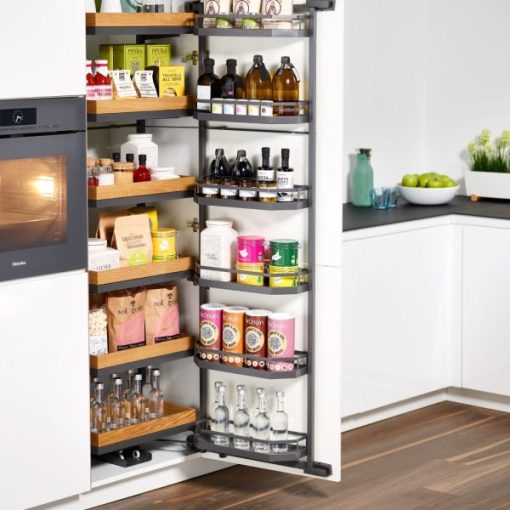 Bộ Kệ Đựng Thực Phẩm Tandem Pantry, Màu Đen Anthracite 545.93.436 - 1