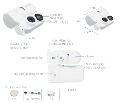 Máy lọc nước Cleansui EF102 - 3